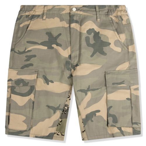 siarr camo shorts green front