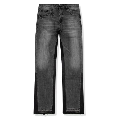 siarr flared jeans dark grey front